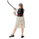 Déguisement Fille Pirate Tenue Costume d'Halloween