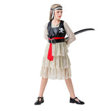 Déguisement Fille Pirate Tenue Costume d'Halloween