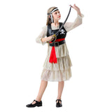 Déguisement Fille Pirate Tenue Costume d'Halloween