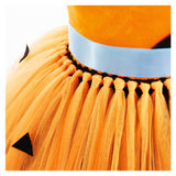 Déguisement Fille Primitif Tutu Robe Orange Costume d'Halloween