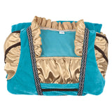 Déguisement Fille Princesse Écossaise Robe Médiévale Costume Vert pour Halloween