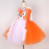 Déguisement Fille Renard Fox Tutu Robe Costume Pour Halloween Carnaval