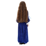 Déguisement Fille Robe Bleue Vintage Renaissance Française Costume