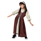 Déguisement Fille Robe Médiévale de Cour Renaissance Costume pour Halloween
