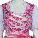 Déguisement Fille Robe Rose Costume pour Oktoberfest