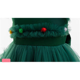 Déguisement Fille Robe Verte Costume de Noël