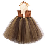 Déguisement Fille Singe Brune TuTu Robe Costume d'Halloween