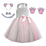 Déguisement Fille Souris Tutu Robe Costume d'Halloween