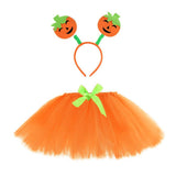 Déguisement Fille Tigre Tutu Robe Orange Costume d'Halloween