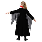 Déguisement Fille Vampire Robe Noire Costume d'Halloween