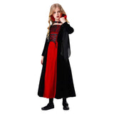 Déguisement Fille Vampire Robe Noire Costume d'Halloween