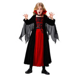 Déguisement Fille Vampire Robe Noire Costume d'Halloween