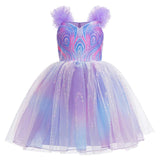 Déguisement Fille Wicked: For Good(2025) Glinda TuTu Robe Violette Costume