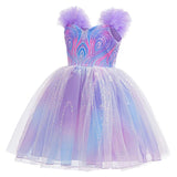 Déguisement Fille Wicked: For Good(2025) Glinda TuTu Robe Violette Costume