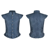 Déguisement Gilet Bleu Médiéval Renaissance Homme