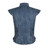 Déguisement Gilet Bleu Médiéval Renaissance Homme