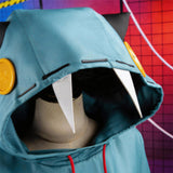 Déguisement Gita Gachiakuta Anime Sweat-Shirt à Capuche Bleu et Rouge Femme