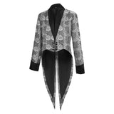 Déguisement Homme Médiéval Tuxedo Veste Noir Epoque Louis XIV Costume