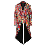 Déguisement Homme Médiévale Punk Imprimée Veste Costume