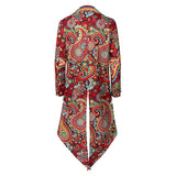 Déguisement Homme Médiévale Punk Imprimée Veste Costume