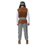 Déguisement Homme Pirate Tenue Costume d'Halloween