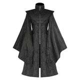 Déguisement Homme Sorcier Manteau Médiéval Rétro Gothique Punk Costume d'Halloween