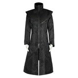 Déguisement Homme Sorcier Manteau Médiéval Rétro Gothique Punk Costume d'Halloween