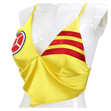 Déguisement Jaune de Pom-Pom Girls sur le Thème de la Coupe du Monde Femme