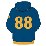 Déguisement Jeu Fallout 4 Vault 88 Sweat-Shirt à Capuche Cosutme