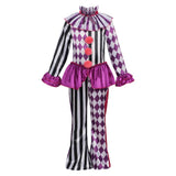 Déguisement Magicien de Cirque Combinaison et Chapeau Violet Enfant pour Halloween