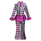 Déguisement Magicien de Cirque Combinaison et Chapeau Violet Enfant pour Halloween