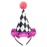 Déguisement Magicien de Cirque Combinaison et Chapeau Violet Enfant pour Halloween