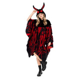 Déguisement Papillon Robe Rouge Femme pour Halloween