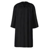 Déguisement Prêtre Médiéval Zip V-Neck Robe Blanc&Noir Veste Costume