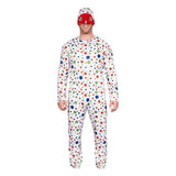 Déguisement Pyjama à Pois de Super-héros Blanc Homme