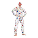 Déguisement Pyjama à Pois de Super-héros Blanc Homme