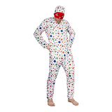 Déguisement Pyjama à Pois de Super-héros Blanc Homme