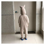 Déguisement Pyjama Blanc en Alpaga Enfant pour Halloween