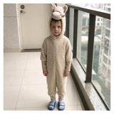 Déguisement Pyjama Blanc en Alpaga Enfant pour Halloween