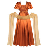 Déguisement Robe de Cour Marron d'Epoque Victorienne du XIXe Siècle Femme