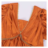 Déguisement Robe de Cour Marron d'Epoque Victorienne du XIXe Siècle Femme