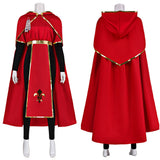 Déguisement Robe de Prêtre et de Nonne Médiévale Rouge Femme pour Halloween