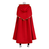 Déguisement Robe de Prêtre et de Nonne Médiévale Rouge Femme pour Halloween
