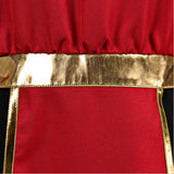 Déguisement Robe de Prêtre et de Nonne Médiévale Rouge Femme pour Halloween
