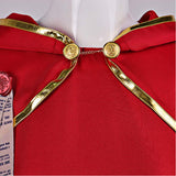 Déguisement Robe de Prêtre et de Nonne Médiévale Rouge Femme pour Halloween