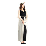 Déguisement Robe de Velours Noir de Cléopâtre Femme pour Halloween