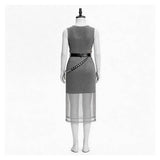 Déguisement Robe en Cotte de Mailles Argentée de Style Renaissance Femme