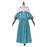 Déguisement Robe Fleurie Bleu Prairie Femme pour Halloween