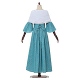 Déguisement Robe Fleurie Bleu Prairie Femme pour Halloween