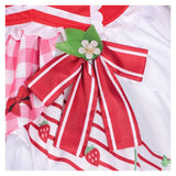 Déguisement Robe Lolita Rose Fraise Femme pour Halloween